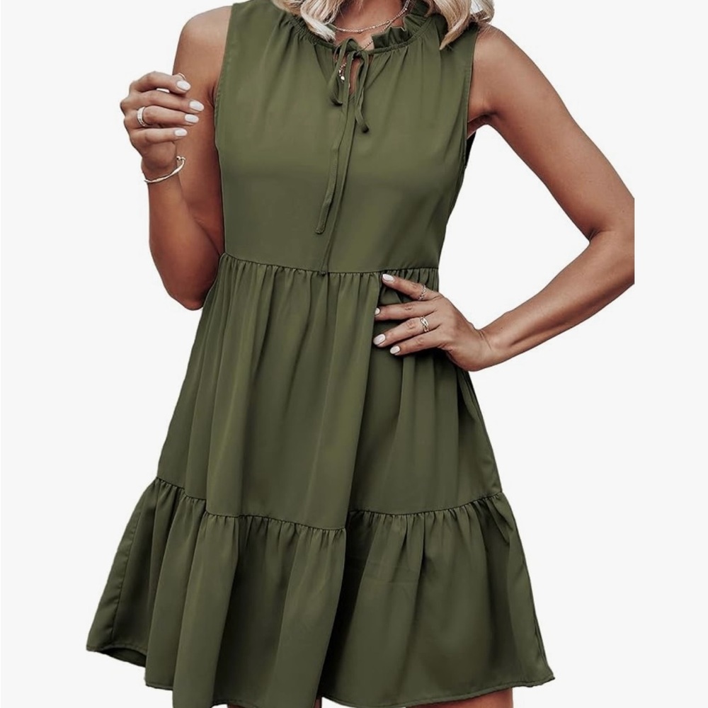 Sleeveless Tiered Dress
